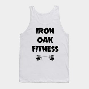 Iron Oak Fitness Wood Logo Tank Top